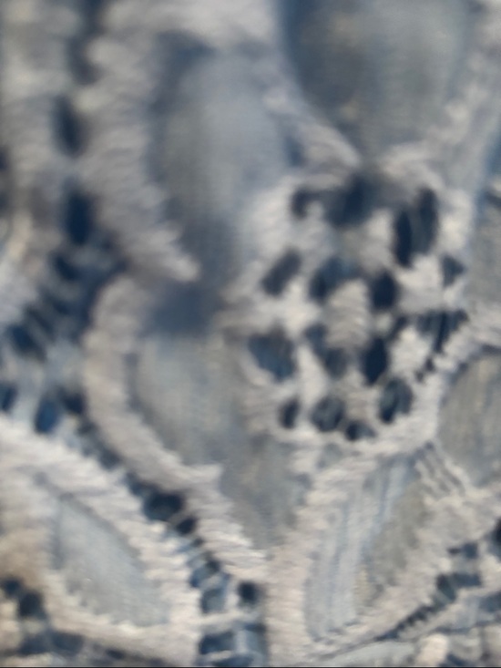 City Studio Light Blue Lace Midi Dress - Picture 3 of 4